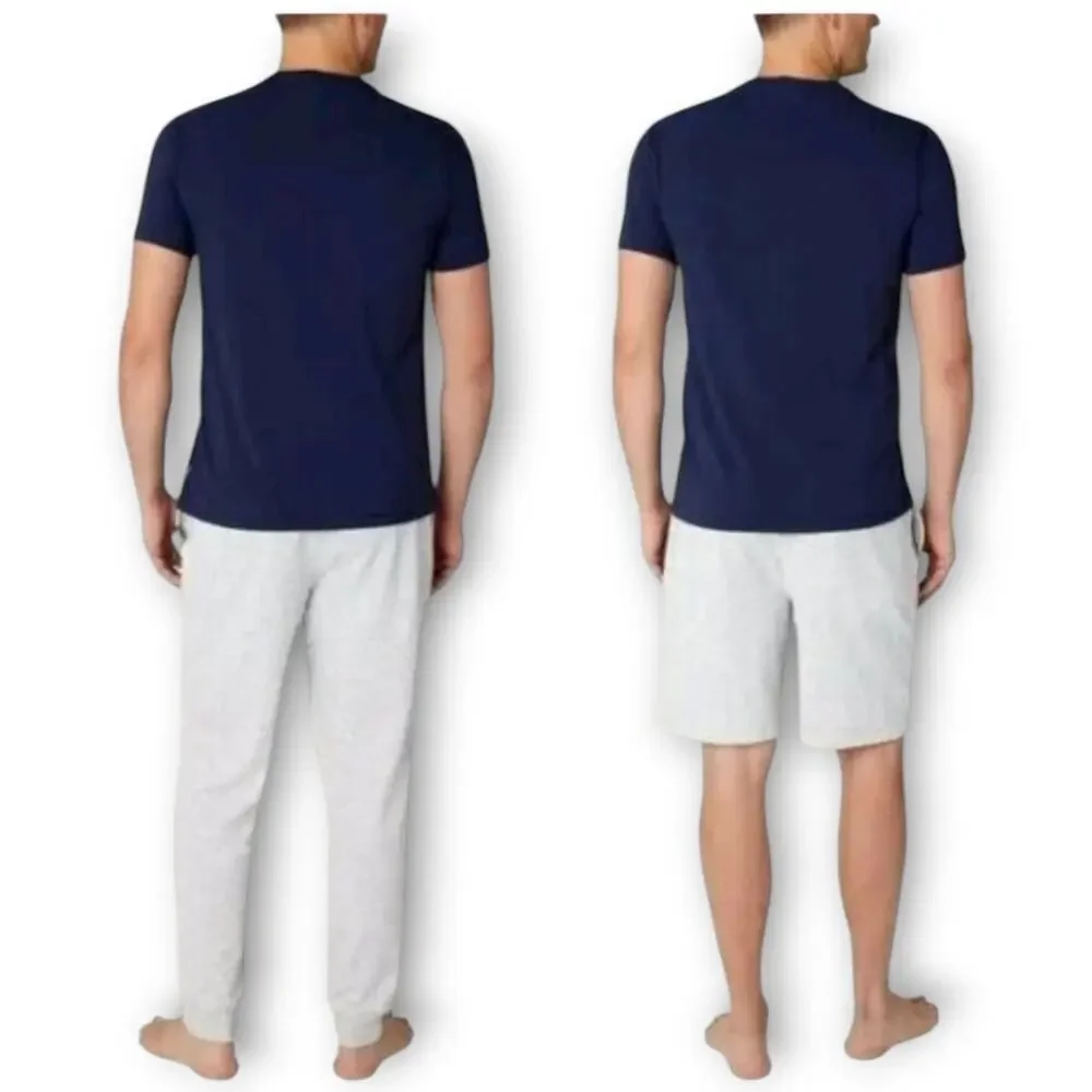 NWT Eddie Bauer Men’s 3-Piece Soft Sleep Set Tee, Joggers & Shorts Lounge Set XL - Picture 2 of 3